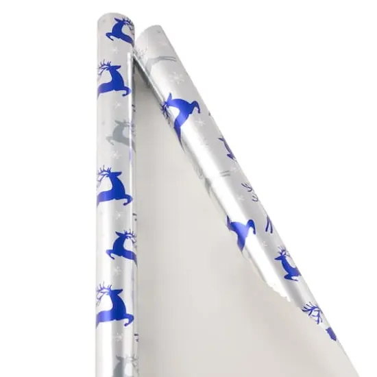 JAM Paper Hopping Reindeer Gift Wrap {3}