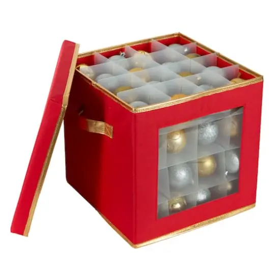 Simplify Small Ornament Storage Box with See-Through Window {3}