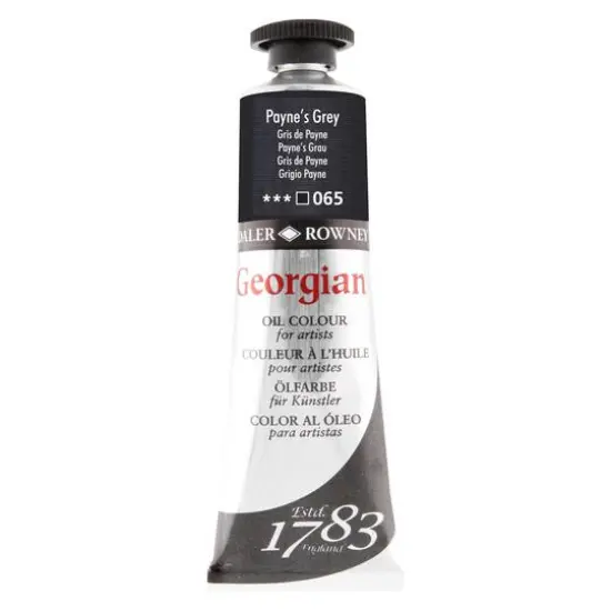 Daler-Rowney&reg; Georgian Oil Colour, 38mL 065 Payne' s Grey {1}