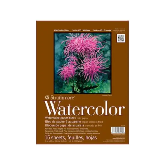 Strathmore&reg; 400 Series Watercolor Paper Block {1}