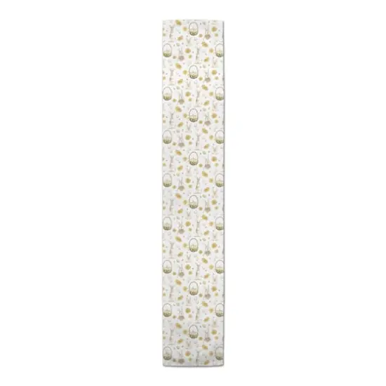 Easter Greetings Pattern Runner 2 16" x 90" Cotton Twill Runner {4}