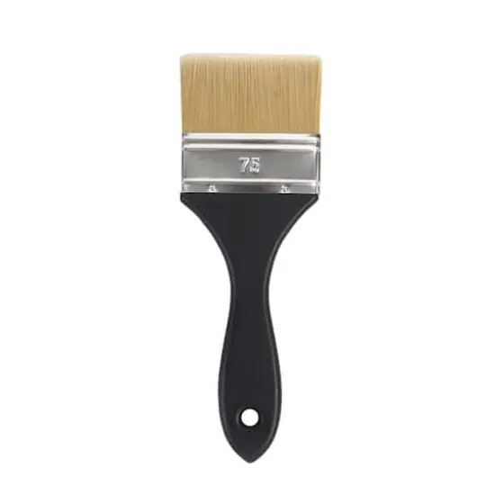 Wide Synthetic Mottler Flat Brush by Artist's Loft&trade;, 3" {1}