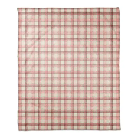 Christmas Plaid Coral Fleece Blanket {1}
