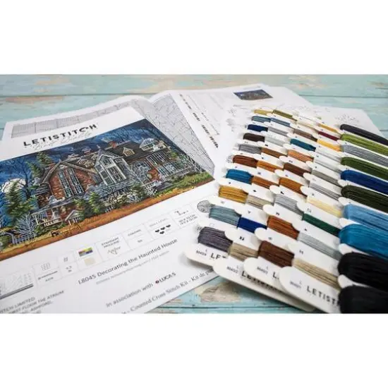 Letistitch Decorating the Haunted House Counted Cross Stitch Kit {8}