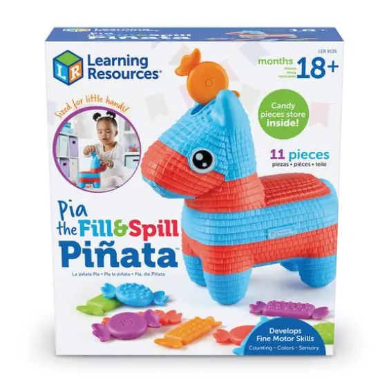 Learning Resources Pia the Fill & Spill Pinata {6}