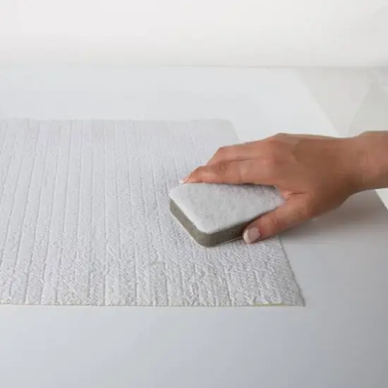 Simplify 10ft. White Smooth Surface Shelf Liner {7}