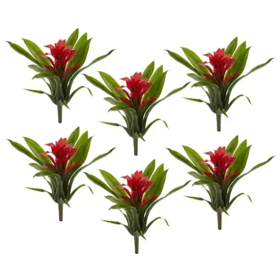 Red Bromeliad Flower Stem, 6ct. {4}
