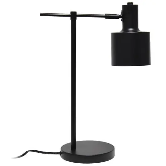 Lalia Home Mid Century Modern Metal Table Lamp Black {11}