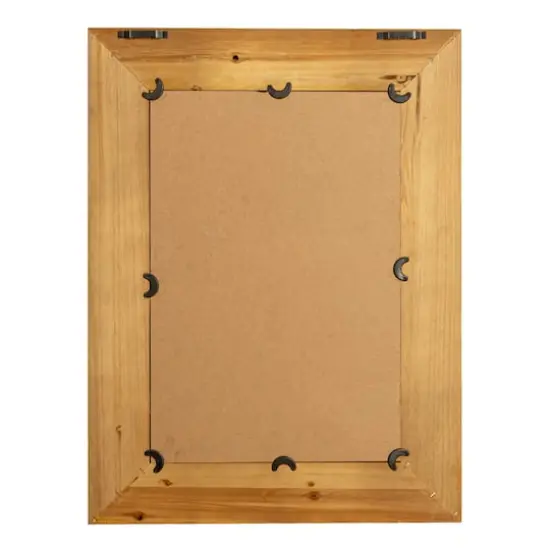 Hello Honey&reg; 26" Natural Rectangle Wall Mirror with Rattan Detail {7}