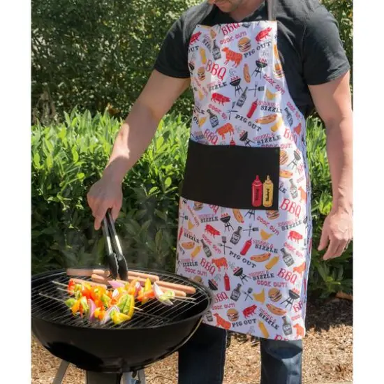 Bbq Print Chef Apron {3}