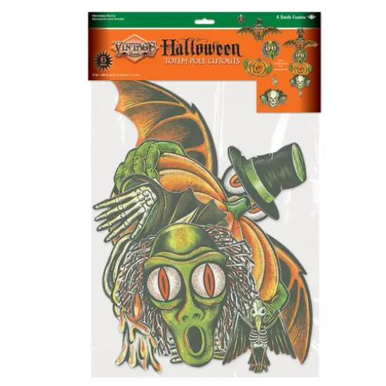 Beistle Vintage Halloween Totem Pole Cutouts, 12ct. {5}
