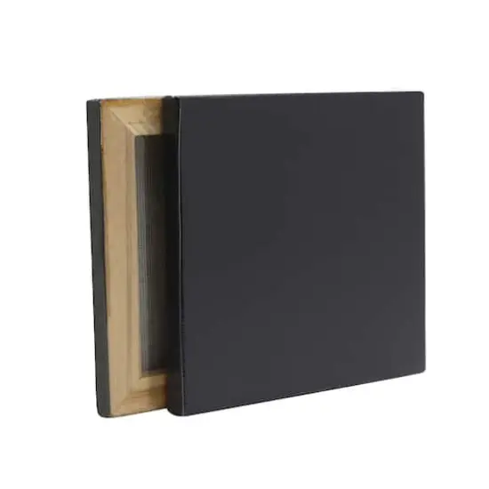 2 Pack 4" x 4" Mini Canvas by Artist's Loft™ Necessities™ Black {1}