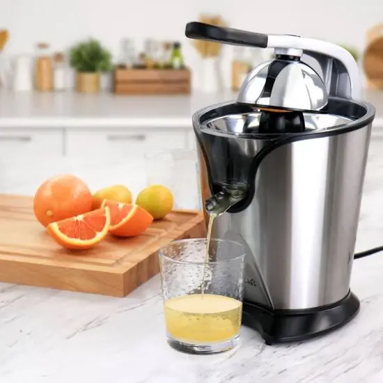 MegaChef Stainless Steel Electric Citrus Juicer {10}