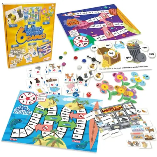 Junior Learning&reg; 6 Letter Sound Games {3}