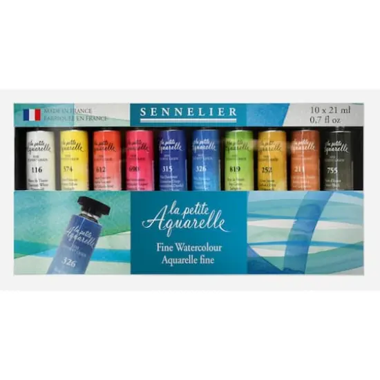 Sennelier 10-Color La Petite Aquarelle Watercolor Set {1}