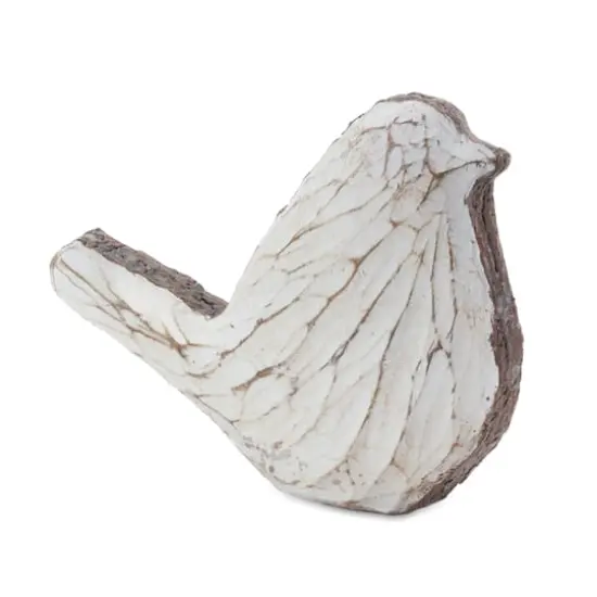 Carved Bird Figurines Set {5}