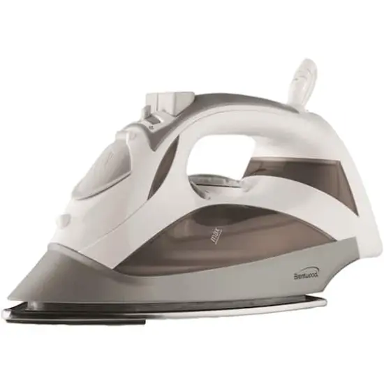 Brentwood&reg; White Steam Iron with Auto Shutoff {1}