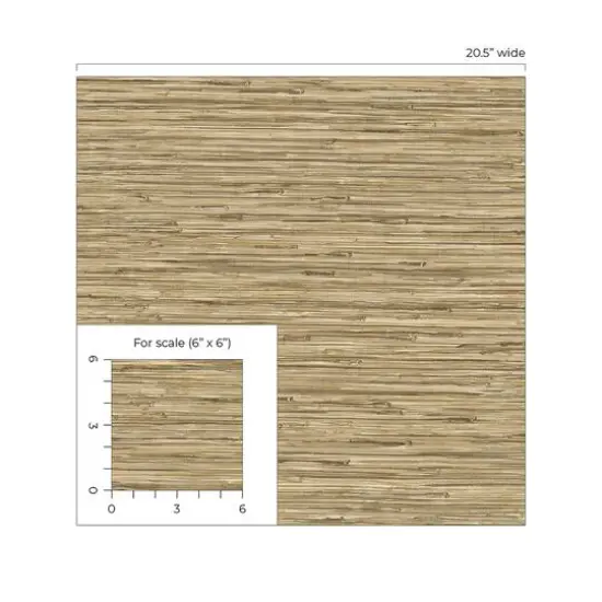 Surface Style Tiki Texture Peel & Stick Wallpaper Twine {8}