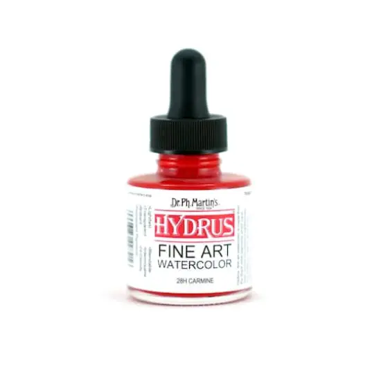 Dr. Ph. Martin's&reg; Hydrus&trade; Fine Art Watercolor, 1oz. 28H Carmine {1}
