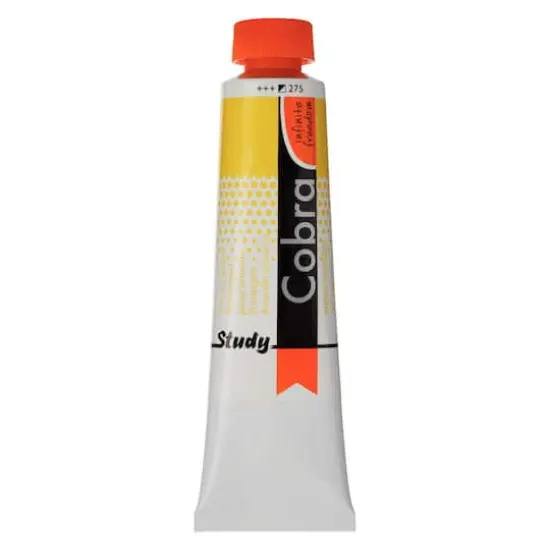 Cobra Study Water Mixable Oil Colour, 40mL 275 Primary Yellow {1}