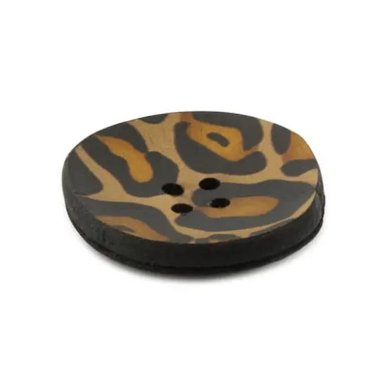 Dritz&reg; 30mm Cheetah Recycled Leather Buttons, 3ct. {3}