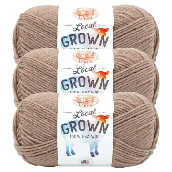 3 Pack Lion Brand&reg; Local Grown Yarn Hickory {1}