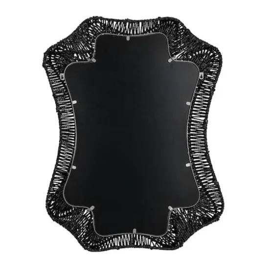 Hello Honey&reg; 37" Black Decorative Cattail Wall Mirror {6}