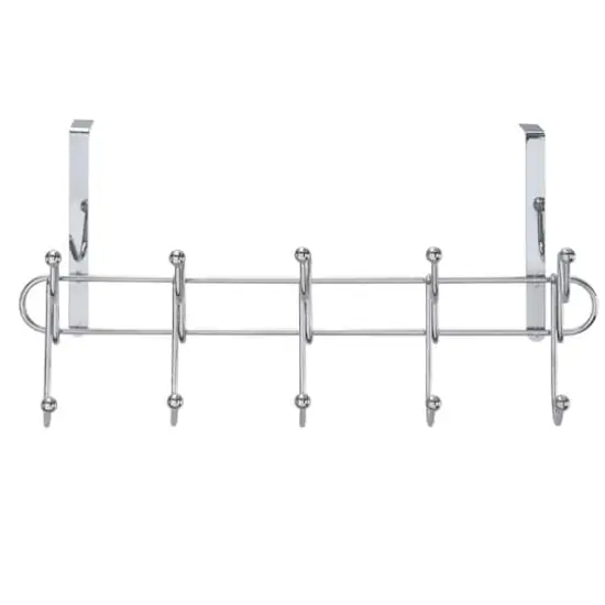 Simplify Chrome 10-Hook Over the Door Hanger {3}