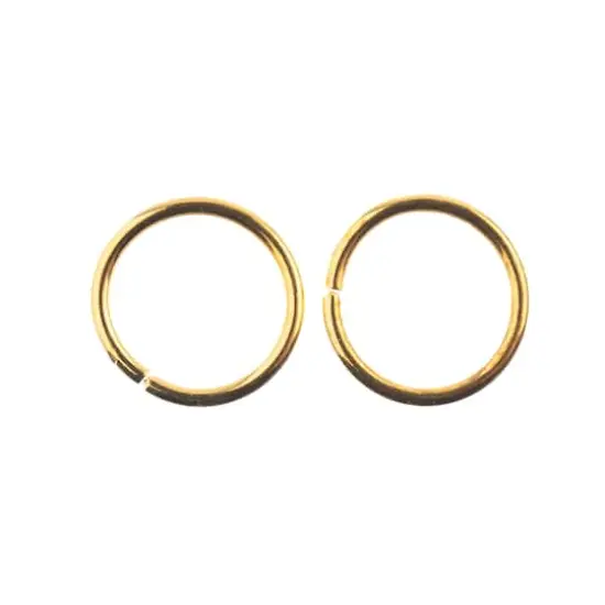 John Bead Must Have Findings 10mm Jump Rings, 100ct. Gold {4}