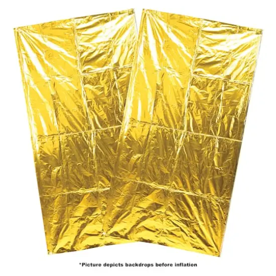 Beistle Gold Foil Balloon Backdrops {5}