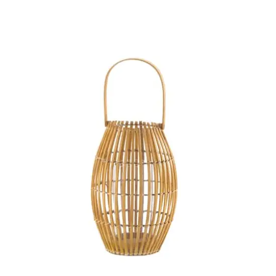 19.5" Bamboo Candle Holder Lantern {1}