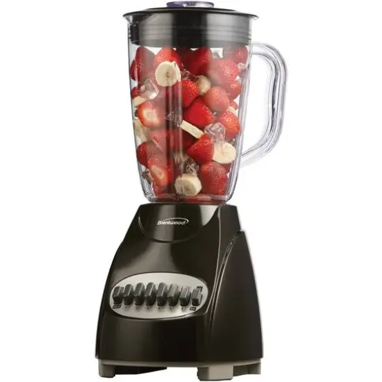 Brentwood 50oz. 12-Speed + Pulse Electric Blender with Plastic Jar {11}