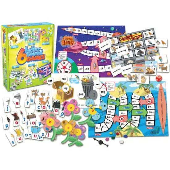 Junior Learning&reg; Letter Sound 6 Games Set {3}