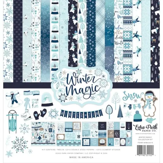 Echo Park Collection Kit 12"X12"-Winter Magic {3}