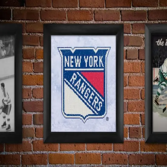 Camelot&reg; Dots NHL New York Rangers Diamond Painting Kit {4}