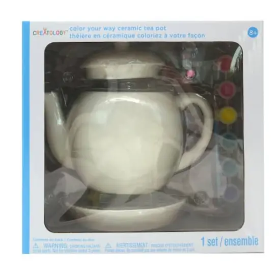 Ceramic Tea Pot Craft Kit by Creatology&trade; {4}
