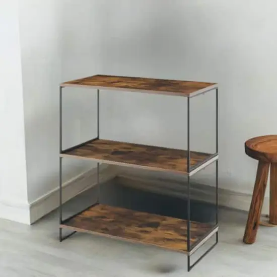 Whitmor Modern Industrial 3 Tier Shelf {1}
