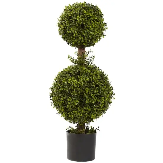 3ft. Potted Double Boxwood Topiary Tree {1}