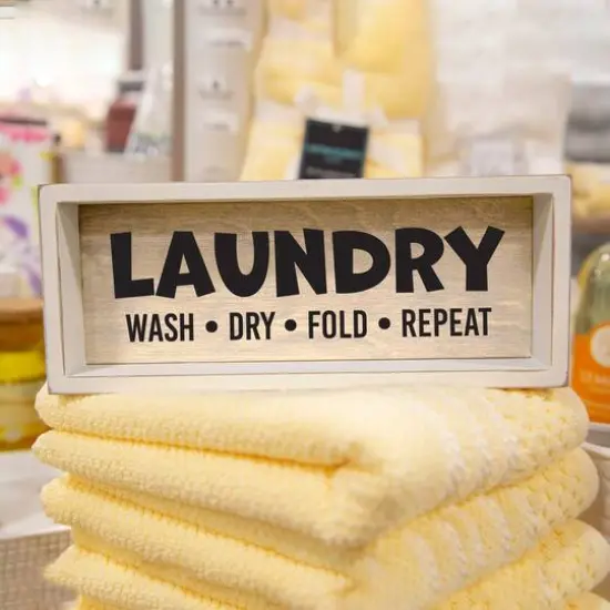 Leisure Arts&reg; Vinyl Matte Black Laundry Decal {3}