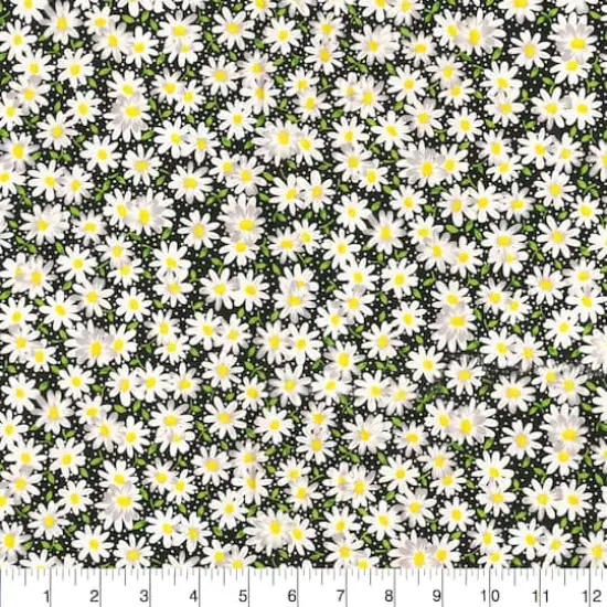 Fabric Traditions Daisies Cotton Fabric {3}