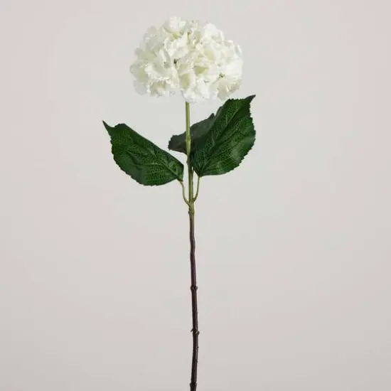 30" White Hydrangea Flower Stems, 3ct. {10}