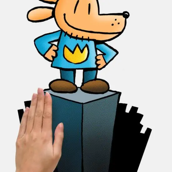 RoomMates Dogman Giant Peel & Stick Wall Decals {6}