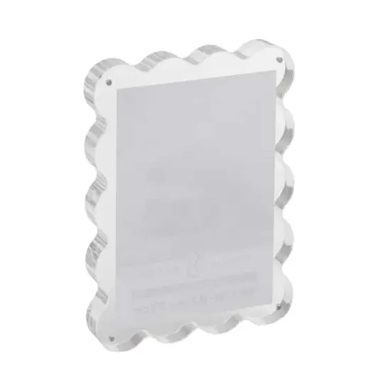 Expressions&trade; 5" x 7" Squiggle Acrylic Tabletop Float Frame by Studio D&eacute;cor&reg; {4}