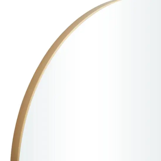 Gold Contemporary Wall Mirror, 36" x 1" x 36" {4}