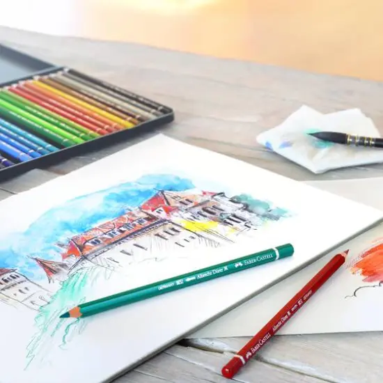Faber-Castell Albrecht Durer 24 Color Watercolor Pencil Set {4}