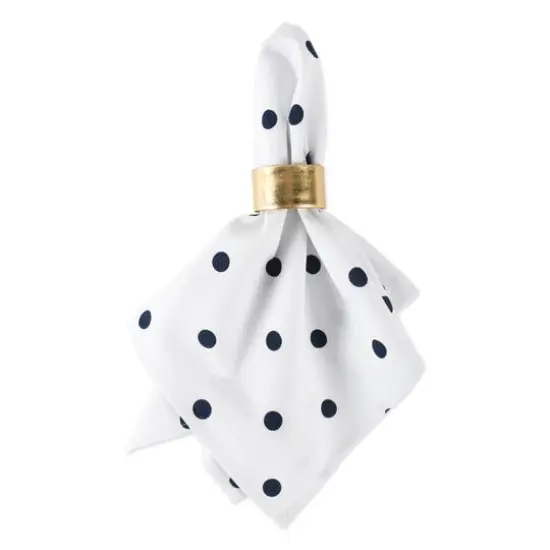 DII&reg; Polka Dot Napkins, 4ct. White and Navy {7}