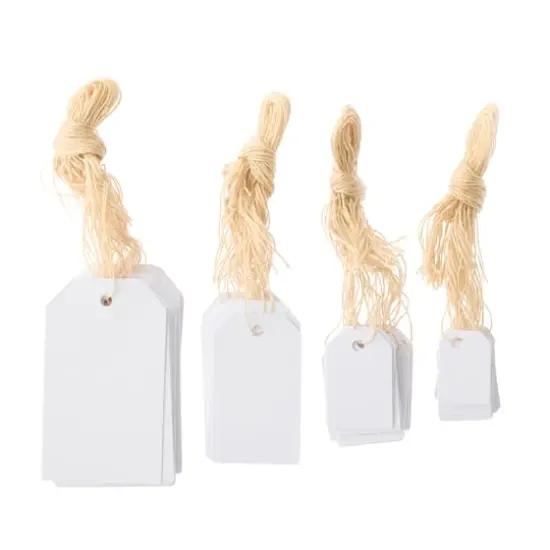 Mixed Tags by Bead Landing&trade;, 80ct. White {5}