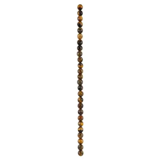 Yellow Tiger's Eye Faceted Round Beads, 10mm by Bead Landing&trade; {4}