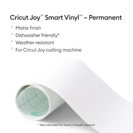 Cricut Joy&trade; Permanent Smart Vinyl&trade; White {3}