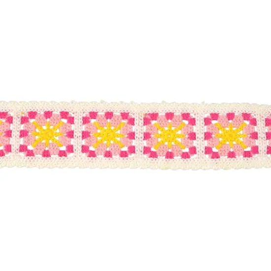 1.5" Crochet Panel Trim by Celebrate It&reg; Pink {1}